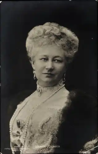 Ak Kaiserin Auguste Viktoria, Portrait