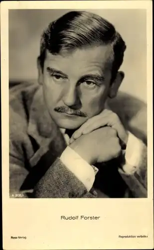 Ak Schauspieler Rudolf Forster, Portrait