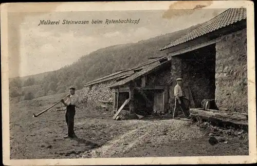 Ak Molkerei Steinwasen beim Rotenbachkopf