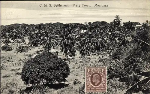 Ak Mombasa Kenia, C.M.S. Settlement, Frere Town