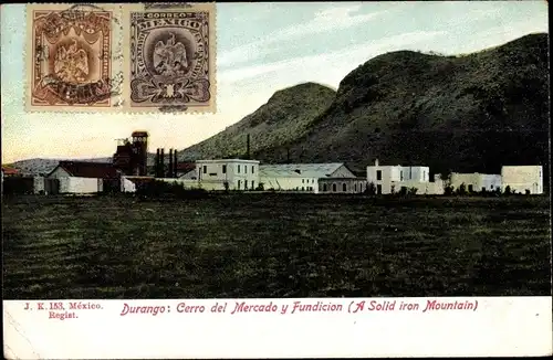 Ak Victoria de Durango Mexiko, Cerro del Mercado y Fundicion, Bergbau