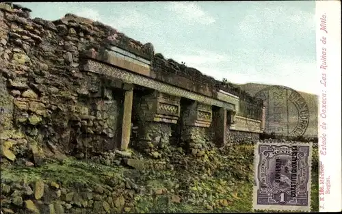 Ak Oaxaca Mexiko, Las Ruinas de Milla