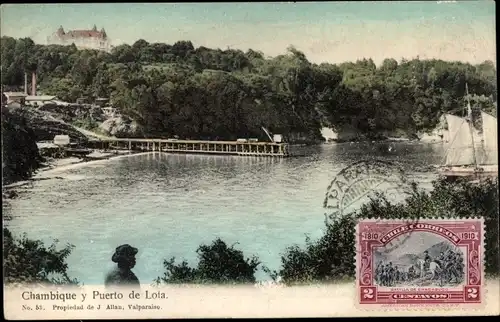 Ak Bahía de Lota Chile, Chambique y Puerto