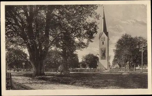 Ak Durach im Oberallgäu, Pfarrkirche