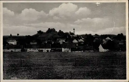 Ak Issing Vilgertshofen in Oberbayern, Blick auf den Ort