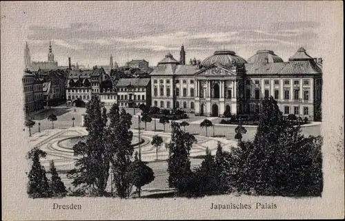 Ak Dresden Neustadt, Japanisches Palais