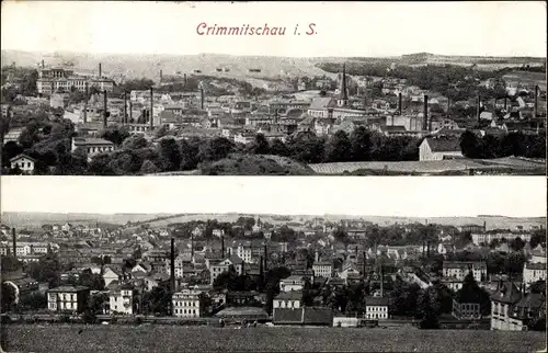 Ak Crimmitschau in Sachsen, Panorama