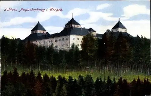 Ak Augustusburg Erzgebirge, Schloss Augustusburg