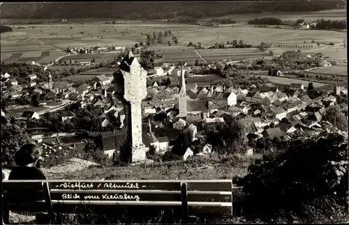 Foto Ak Dietfurt an der Altmühl Oberpfalz, Blick vom Kreuzberg