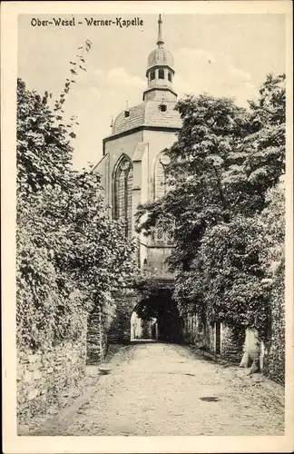 Ak Oberwesel am Rhein, Werner-Kapelle