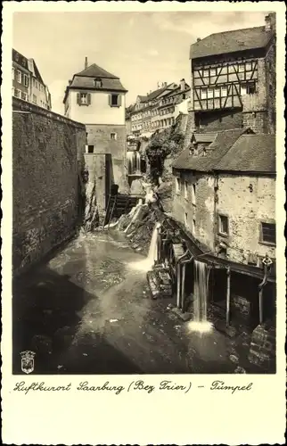 Ak Saarburg an der Saar Bezirk Trier, Tümpel