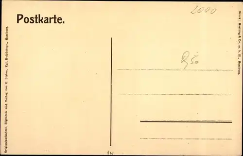 Ak Hamburg Mitte Neustadt, Die Ruine der St. Michaeliskirche, Norder-Lektor mit Altarnische rechts