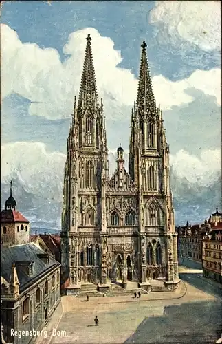 Ak Regensburg an der Donau Oberpfalz, Dom