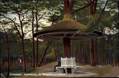 Ak Driebergen Rijsenburg Utrecht Niederlande, De Parapluie in 't Bosch