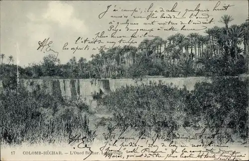 Ak Colomb Bechar Algerien, L'Oued Bechar