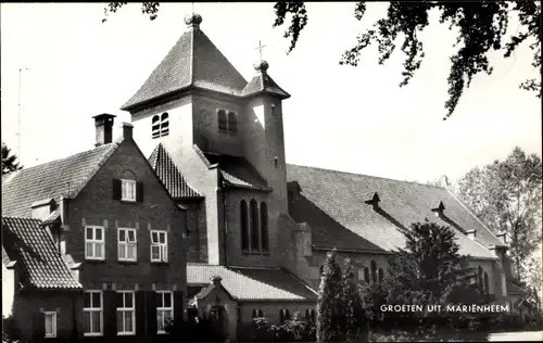 Ak Mariënheem Marienheem Overijssel, kerk