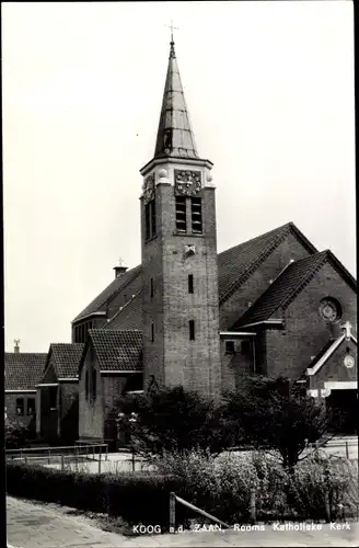 Ak Koog aan de Zaan Nordholland Niederlande, Rooms Katholieke Kerk