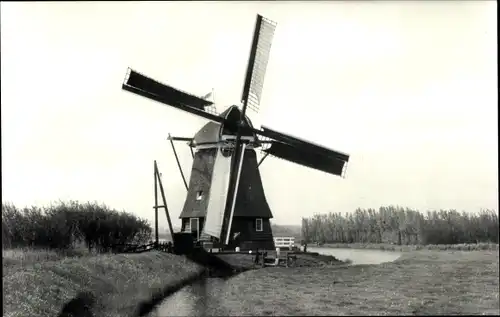 Ak Uitgeest Nordholland Niederlande, De Dorregeester Molen