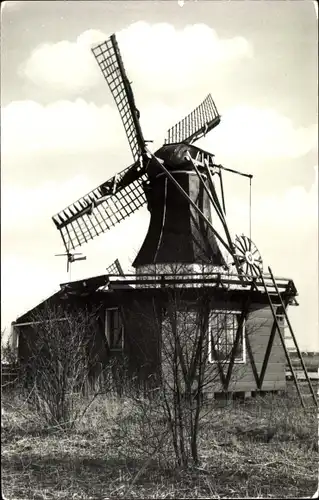 Ak Westzaan Zaanstad Nordholland Niederlande, Molen De Jonge Dirk