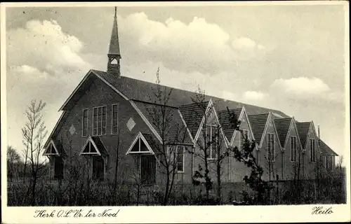 Ak Heiloo Nordholland Niederlande, Kerk O. L. Vr. ter Nood