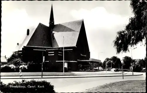 Ak Hoofddorp Haarlemmermeer Nordholland Niederlande, Geref. Kerk