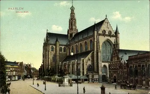 Ak Haarlem Nordholland Niederlande, Groote Kerk
