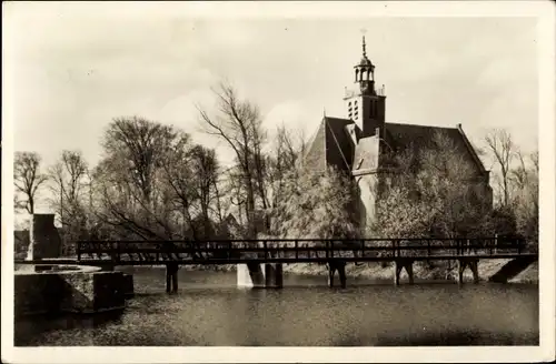 Ak Egmond aan den Hoef Nordholland Niederlande, Herv. Kerk