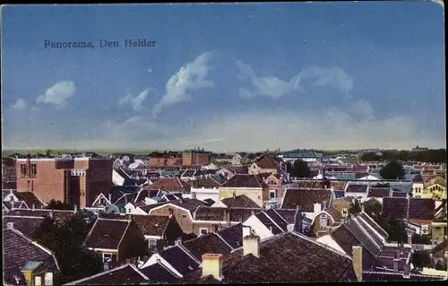 Ak Den Helder Nordholland Niederlande, Panorama