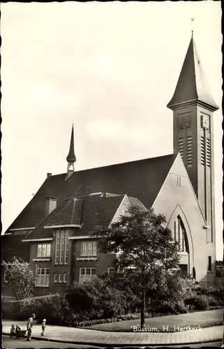 Ak Bussum Nordholland Niederlande, H. Hartkerk