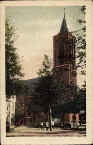 Ak Bussum Nordholland Niederlande, R. K. Kerk