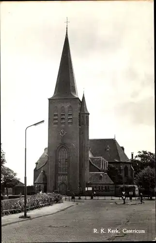 Ak Castricum Nordholland Niederlande, R. K. Kerk