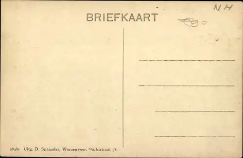 Ak Wormerveer Nordholland Niederlande, Oranjestraat