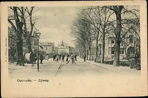 Ak Overveen Bloemendaal Nordholland Niederlande, Zijlweg