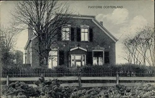 Ak Oosterland Wieringen Nordholland, Pastorie