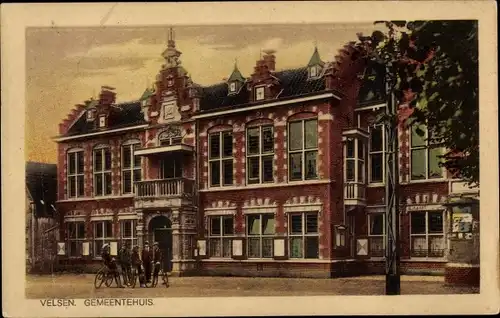 Ak Velsen Nordholland Niederlande, Gemeentehuis