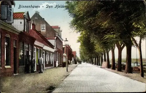 Ak Den Helder Nordholland Niederlande, Binnenhaven