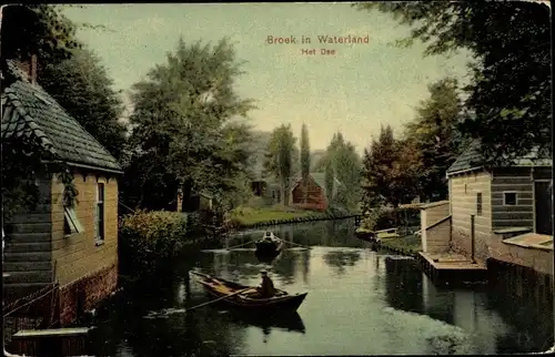 Ak Broek in Waterland Nordholland Niederlande, Het Dee