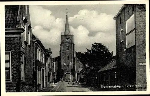 Ak Numansdorp Südholland Niederlande, Kerkstraat