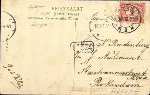 Ak Maassluis Südholland, Zuidvliet