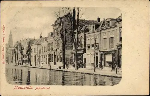 Ak Maassluis Südholland, Noordvliet