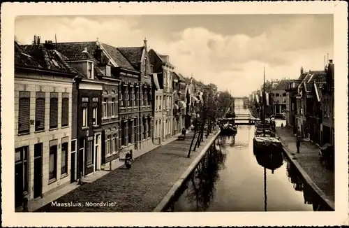 Ak Maassluis Südholland, Noordvliet