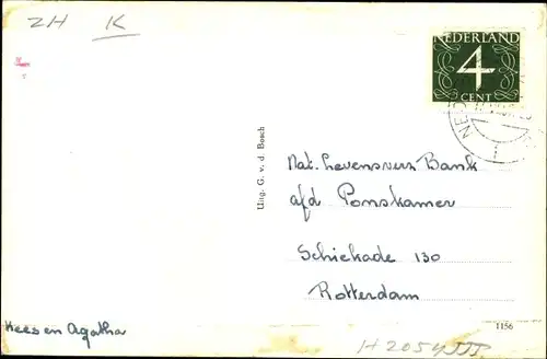 Ak Giessen Nieuwkerk Südholland Niederlande, Gem. Giessenburg