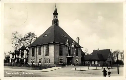 Ak Sassenheim Südholland, Raadhuis