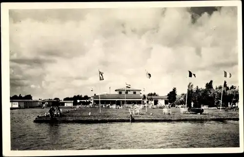 Ak Oude Wetering Südholland, Braassemermeer, Paviljoen De Brasem