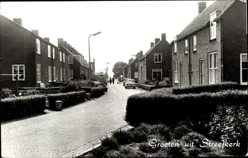 Ak Streefkerk Südholland, Straßenpartie