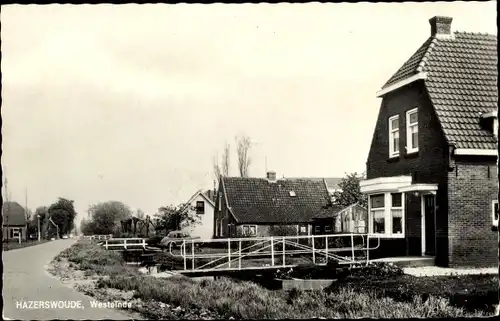 Ak Hazerswoude Dorp Südholland, Westeinde