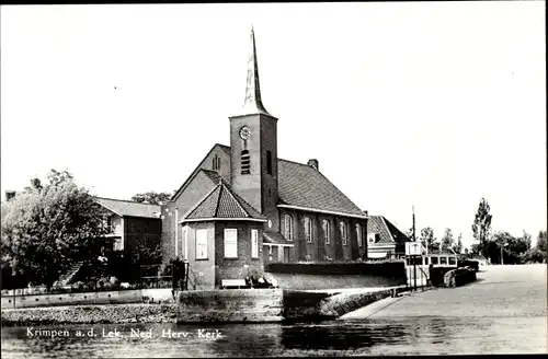 Ak Krimpen aan de Lek Südholland, Ned. Herv. Kerk