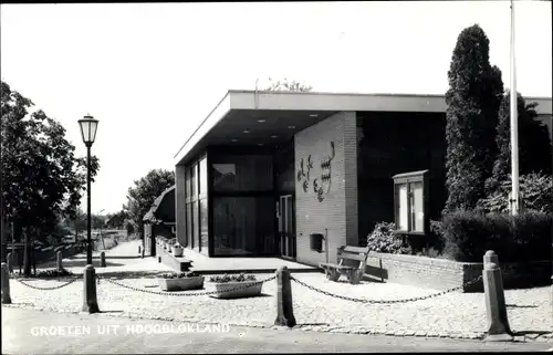 Ak Hoogblokland Südholland, Seitenansicht vom Gebäude