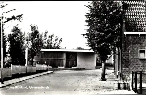 Ak Hoogblokland Südholland, Gemeentehuis