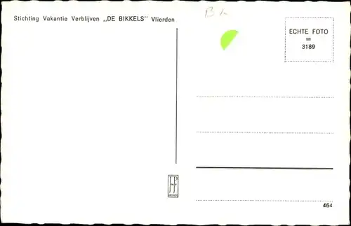 Ak Vlierden Nordbrabant, Stichting Vakantie De Bikkels